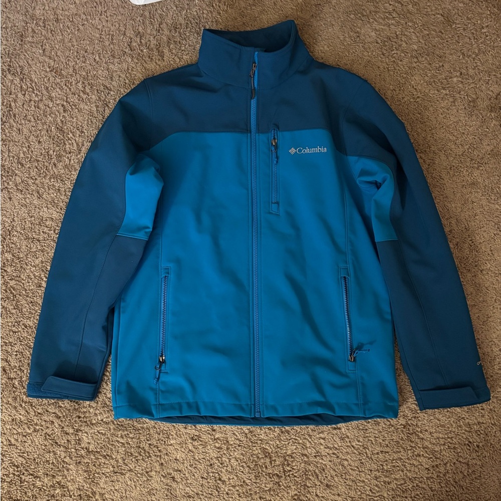 Columbia Blue Full-Zip Omni-Wind Jacket
